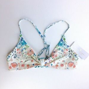 Spiritual Gangster Floral Sports Bra Retail $68